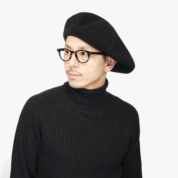 ベレー帽 大きめ メンズ 秋冬 ベレー バスクベレー ウール フェルト