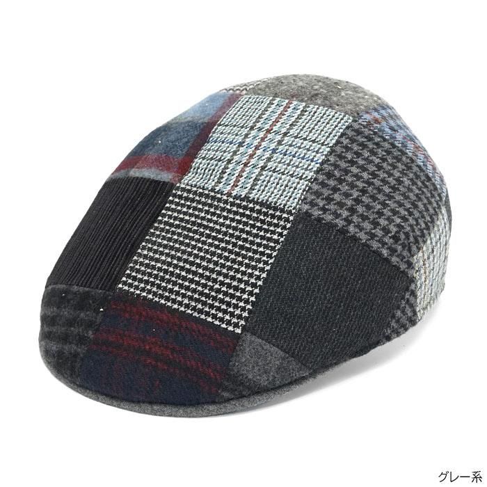 イタリア製ウール100%★秋冬用　パンチングデザイン黒ハット イタリア製ウール100%☆秋冬用 パンチングデザイン黒ハット