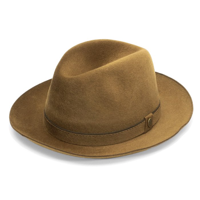 帽子の通販【GUERRA ゲラ】カシミア つば広ハット フェルトハット 中折れハット