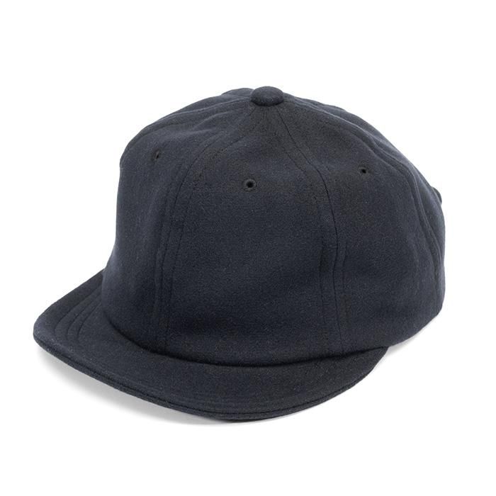 【在庫品】フリップキャスケット　14㌉デニム　綿糸ステッチ 在庫品】フリップキャスケット14㌉デニム綿糸ステッチ