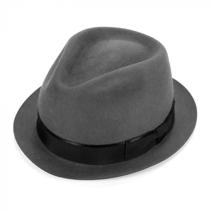 ＜専用＞石田製帽 ラビットファー100% つば広 エレガント フェルトハット 冬 専用＞石田製帽 ラビットファー100% つば広 エレガント フェルト