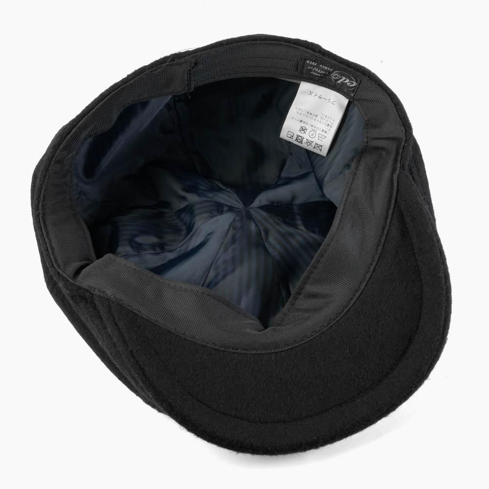 ハンチング キャスケット メンズ 秋冬 帽子 ウール メルトン