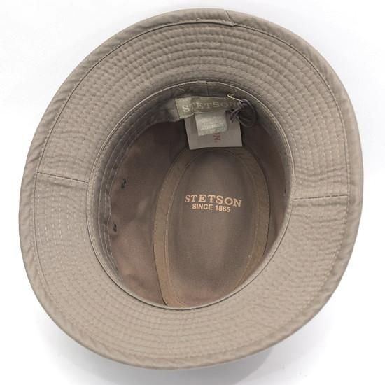 STETSON ステットソン コットン メンズ つば広 ハット