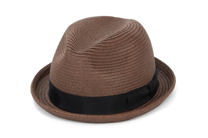 EDHAT エドハット 日本製 ペーパー ブレード 小つば(短いつば) 中折れ ストローハット メンズ 帽子 麦わら帽子 送料無料 帽子通販