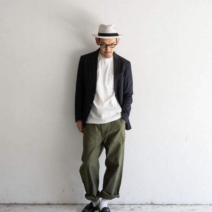 kijima takayuki ケンマ草 ワイドブリム ストローハット カスタム ストローハットの通販【EDHAT エドハット】 EDHAT(エドハット