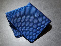 GarzaۡGarza Pocket Square (Tango Blue)