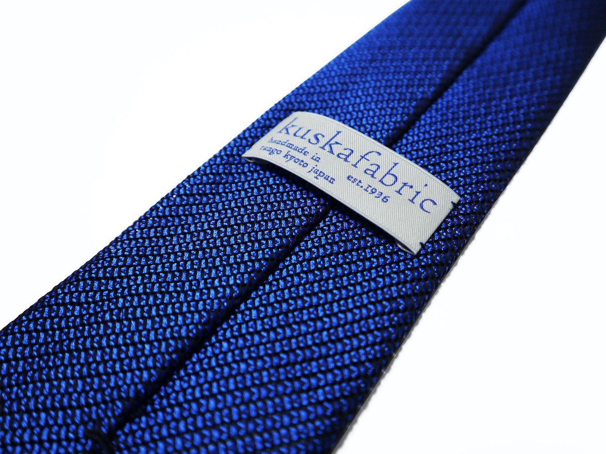 フレスコタイ / 丹後ブルー| 京都の手織りファブリックブランドkuska fabric
