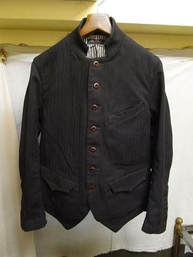 french worquera jacket 1770 black／DjangoAtour ANOTHERLINE