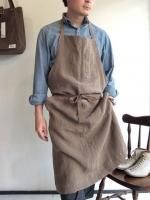 ڴ䡦λۥեͥ󥨥ץ ⥫ frenchwork linen apron mochaե꡼DjangoAtour