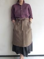 ڴ䡦λۥ١ͥ󥨥ץ ⥫ bakers linen apron mochaե꡼DjangoAtour