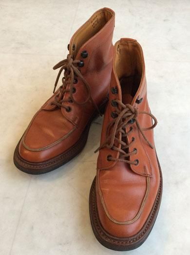 Tricker's Uチップブーツ 4ハーフ／23.5cm MADE IN England（USED品