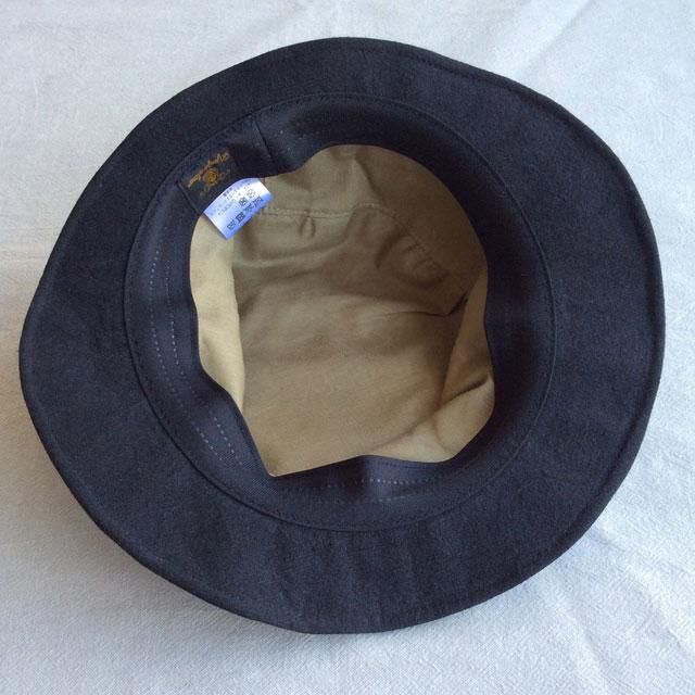 シュバリエリネンハット ブラック chevalier linen hat Black