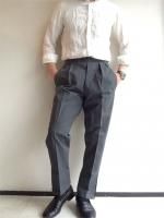 1960ǯǥåɥȥå ե󥹤Υѥ(󥺣)1960's Dead Stock French Work Trousers Gray