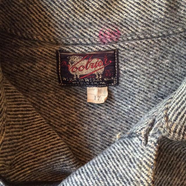 1930年代ウールリッチ社製ツイードハンティングシャツ 1930's Dameged