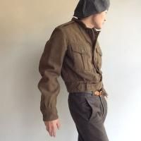 1950ǯ奤ꥹ륢ߡȥ֥륾 1950's British Royal Army Wool Melton Blouson Light Brown