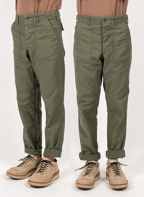 Baker Pants, Slim Fit, OD／Workers - マメチコ Fashion and