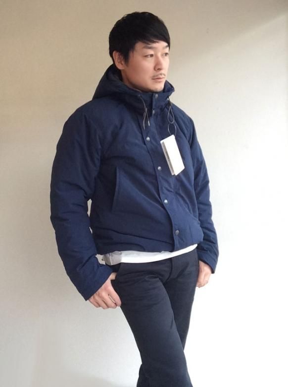 N-1, Puff Jacket, Nylon, Water-repellent Ripstop, Navy／Workers