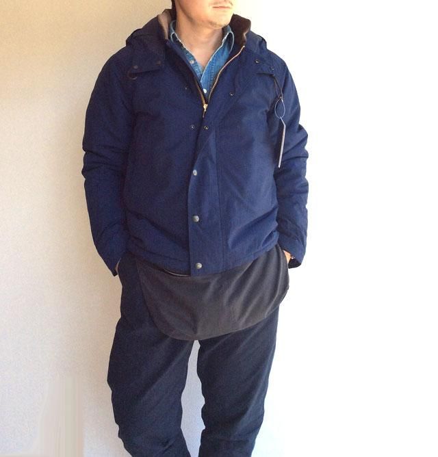 N-1, Puff Jacket, Nylon, Water-repellent Ripstop, Navy／Workers