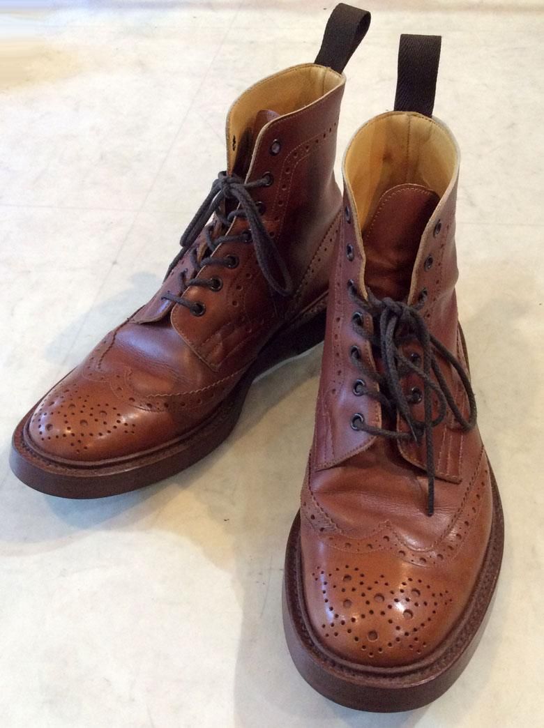 Tricker's カントリーブーツ ブラウン 26.0cm相当 MADE IN England