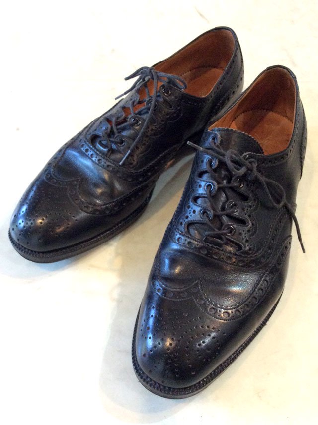 YANKO ギリーシューズ（黒）　25.5cm　 Made in Spain - マメチコ Fashion and Vintage 通販