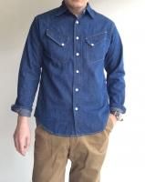 Western Shirt, 8 oz Indigo denim, WashedWorkers