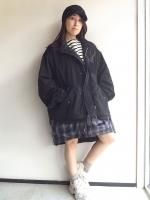 15 STEP COAT BLACK／COMFY OUTDOOR GARMENT