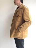 1940-1950's French Brown Duck Hunting Jacket Camel