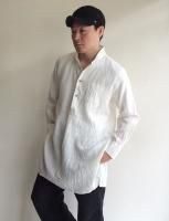 classic wingcollar shirtcoat whiteDjangoAtour