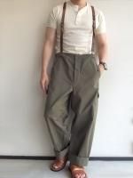 1980ǯɥķѥեɥѥġ1980's Dead Stock Eestern German Military Field Pants Greyish Khaki