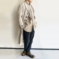 anotherline heavylinen coat ecruDjangoAtour anotherline