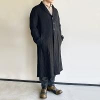 anotherline heavylinen coat blackDjangoAtour anotherline