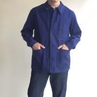 1960's French Work Coverall Dark Blue