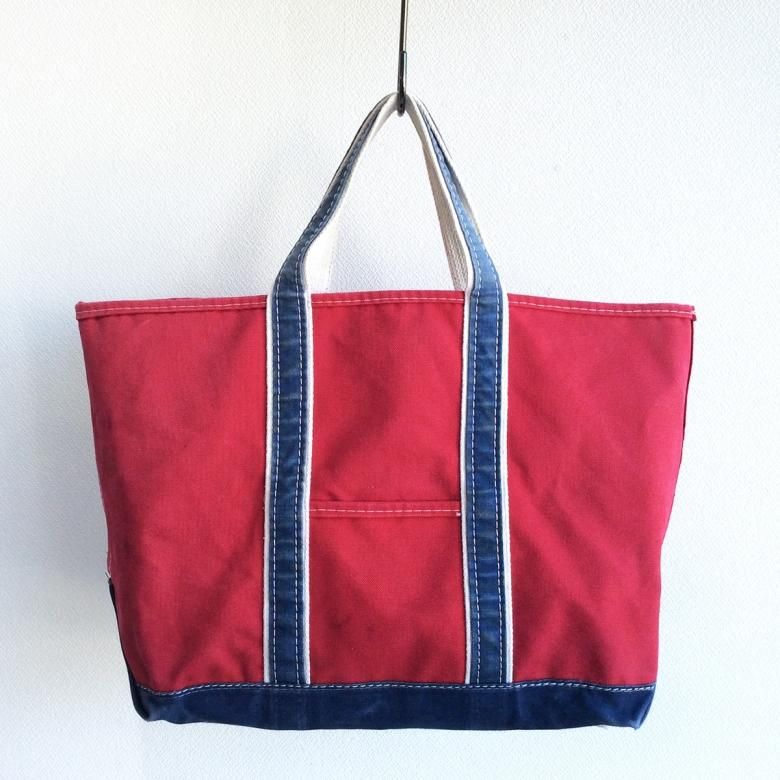 1980 S U S A L L Bean Boat And Tote Bag ボート アンド トートバッグ 赤 紺 白 マメチコ Fashion And Vintage 通販