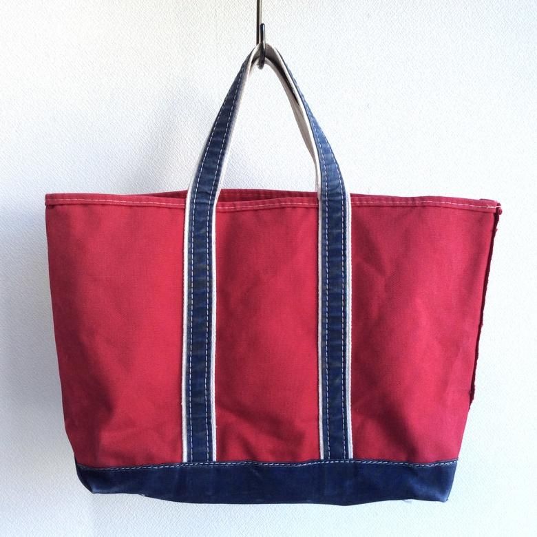 1980 S U S A L L Bean Boat And Tote Bag ボート アンド トートバッグ 赤 紺 白 マメチコ Fashion And Vintage 通販