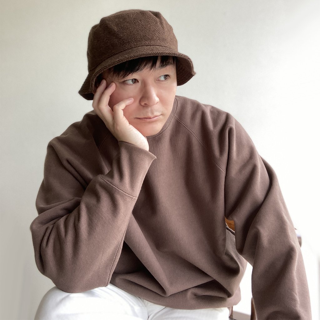 Bucket Hat BROWN HERRINGBONE／KAPTAIN SUNSHINE - マメチコ Fashion 