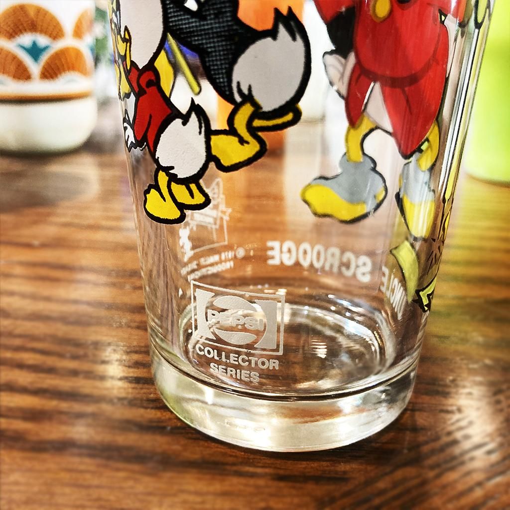 スクルージおじさん」1977年～1978年製 ペプシタンブラー Happy