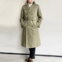 1977ǯե󥹷ܥ饤ʡդȥȡ1977 French army trench coat with liner Light Khaki