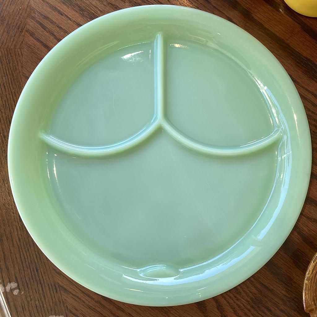 ファイヤーキング レストランウエア ジェダイ 3コンパートメント withタブ 3コンパートメントプレート(タブ付き)ジェダイ 1950～1960年代製造