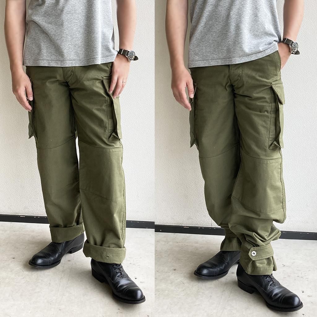 2021AW French Cargo Pants, OD Kersey/Workers - マメチコ 2021AW French Cargo Pants, OD Kersey/Workers - マメチコ