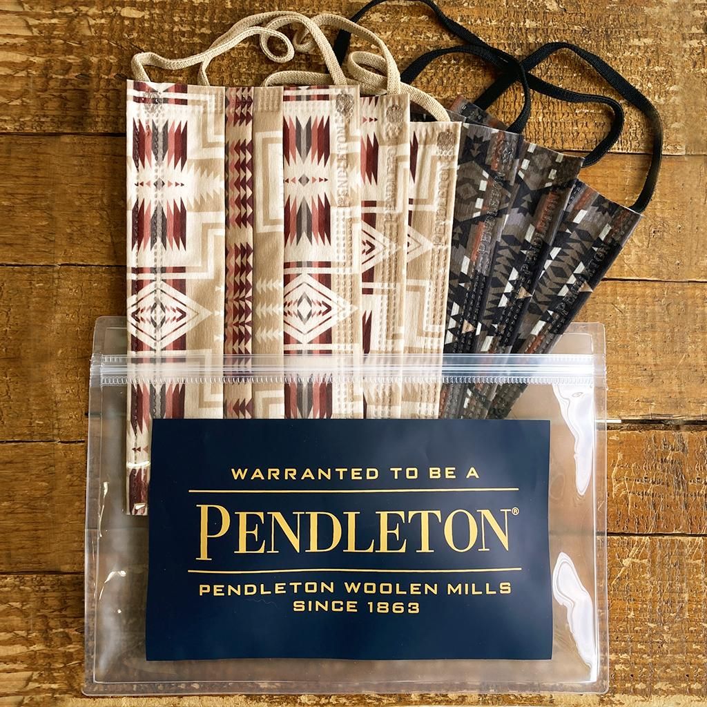 Pendleton 6p Set Print Mask ペンドルトン不織布プリントマスク 6枚セット マメチコ Fashion And Vintage 通販