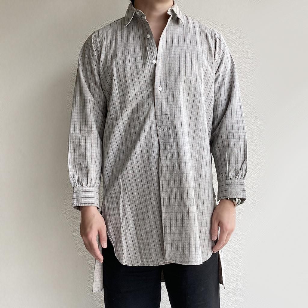 1950-1960's French Work Shirt フランスのワークシャツ グランパ