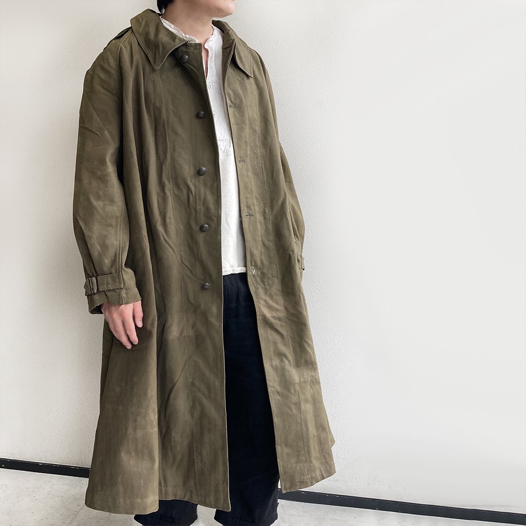 's Dead Stock French Military Motorcycle Coat 年代フランス