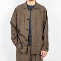 Relax Jacket, Brown LinenWorkers