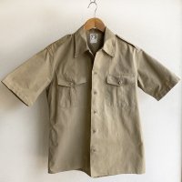1950年代フランス軍シャツ 1950's French Military Half Sleeve Shirt Beige