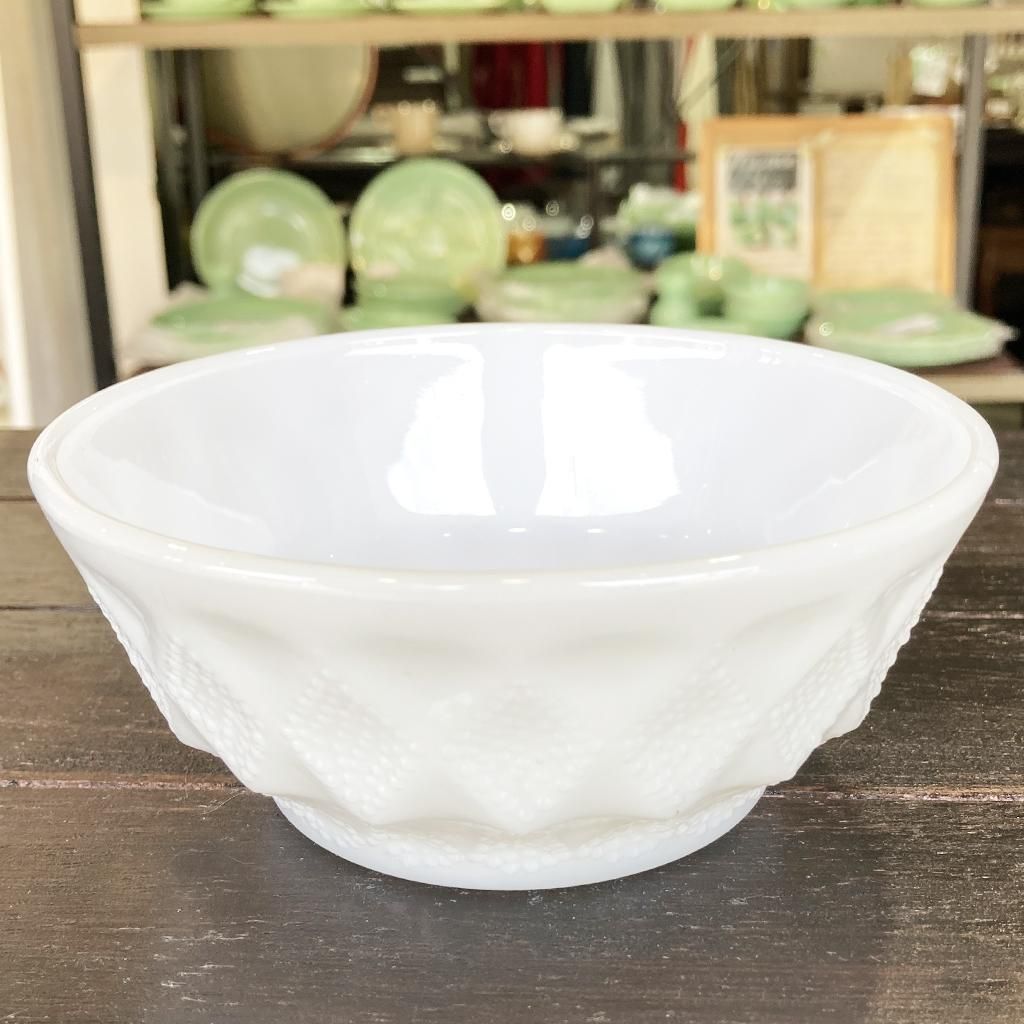 キンバリーシリアルボウル ホワイト 1960年代～1976年製造 Fireking