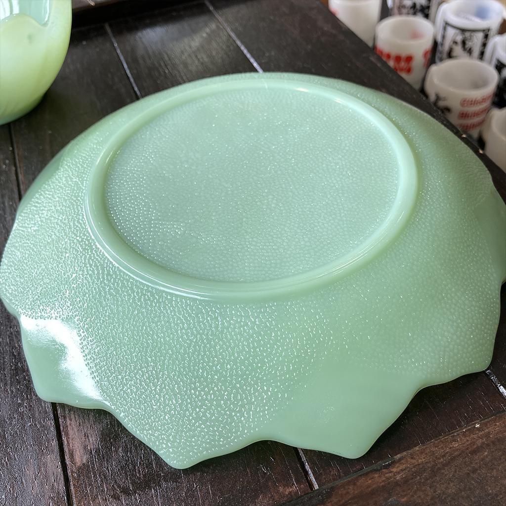 リーフ＆ブロッサム デザートセット 1950年代製造 Fire-king