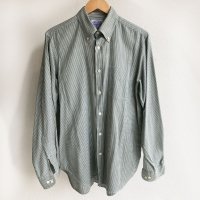 1990ǯե åȥܥ󥷥 饤ȥ꡼ 1990's French Cotton Buttondown Shirt Light Green