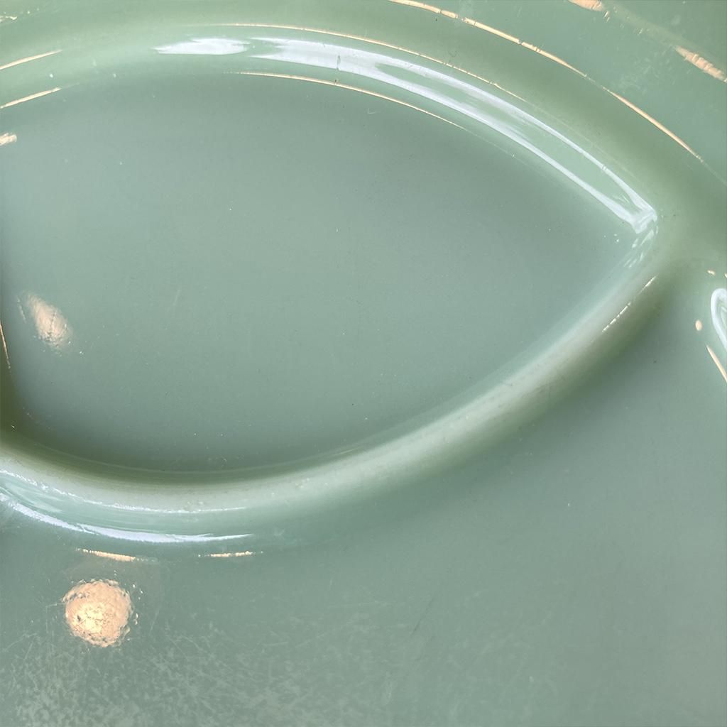 ファイヤーキング　レストランウェア　スリーコンパートメントプレート　ヴィンテージ ファイヤーキング レストランウェア スリーコンパートメントプレート