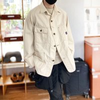 SUPER BIG CAT Jacket 10oz White DenimWorkers