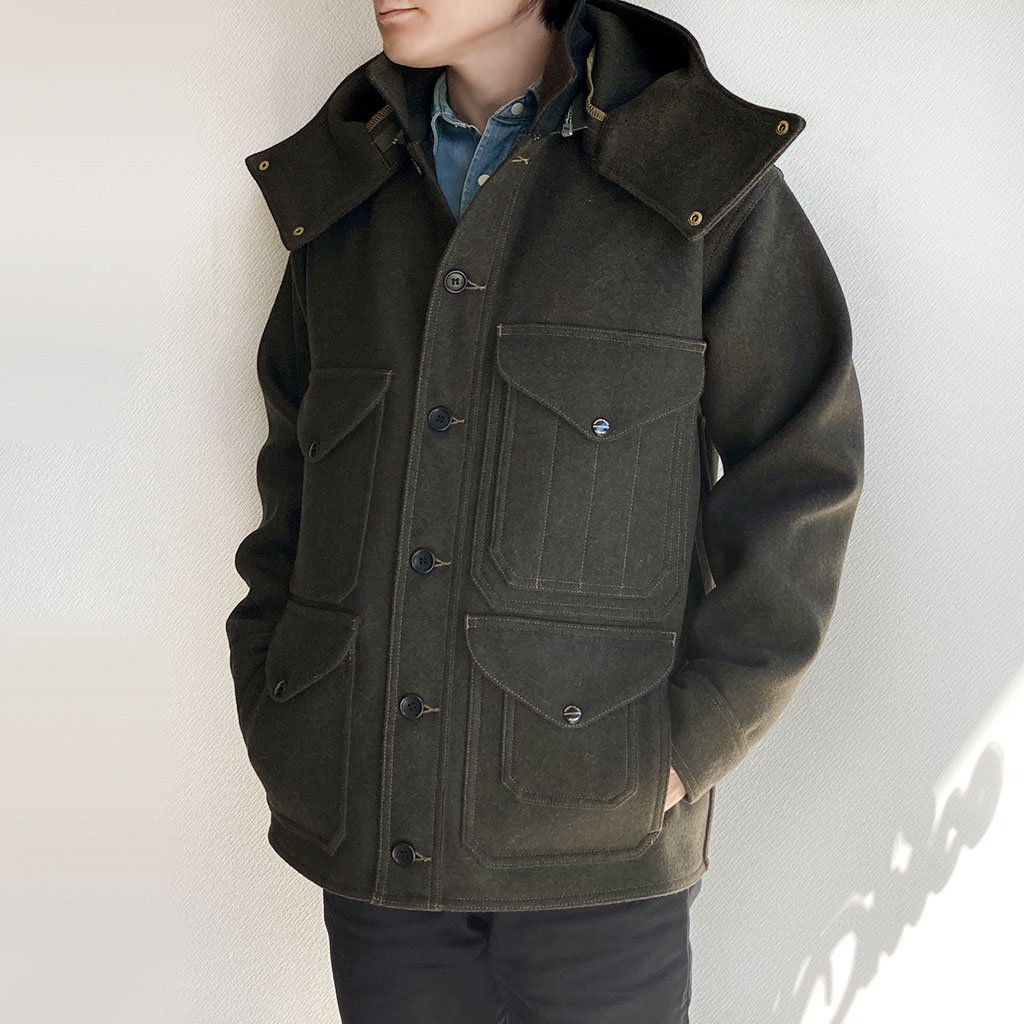 Cruiser Jacket, Wool Melton, Khaki／Workers - マメチコ Fashion and